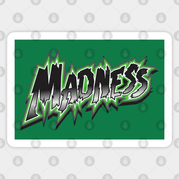 Madness Sports Logo Sticker by DavesTees